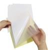 A4 Papel Adhesivo Doble Cara Sándwich con Papel en Ambos Lados Lámparas Marco de Fotos Hecho a Mano Adhesivo Transparente Doble Cara Adhesivo Amarillo Simple Oleoso