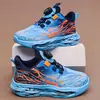 Zapatillas de correr para niños, zapatillas deportivas infantiles de suela blanda, zapatillas de baloncesto de moda para primavera/otoño, zapatos casuales transpirables y antideslizantes para niños