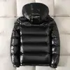 Moda de Invierno 2026 Estilo Coreano Ropa de Moda a Prueba de Frío para Parejas Chaqueta Corta Brillante Gruesa para Hombre para Exteriores
