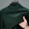 Nuevo Suéter para Hombre Otoño/Invierno 2026, Casual de Negocios para Edad Media, Color Sólido, Engrosado, Cálido, Tejido Base, Venta al por Mayor