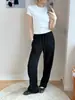 Novo Modelo Outono/Inverno 2026 SST043 Camiseta Básica para Deslocamento Urbano Algodão Levemente Elástico Gola Redonda Manga Curta Solta para Mulheres