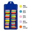 Boutique transfronteriza color mixto color sólido caja azul uña postiza larga de ballet de cobertura completa dedo arte de uñas ataúd en forma de T