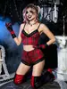 Europeo y Americano Sexy Halloween Clásico Cuadros Rojos JK Uniforme Set Pura Deseo Chica Caliente Academia Chica Mala Tirantes Cortos