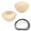 Almohadillas de Silicona Doble Cara Engrosadas con Forma de Empanadilla para Pechos Pequeños para que Parezcan Más Grandes, Insertos de Sujetador Anticaída, Almohadillas Adhesivas para Sujetador