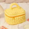 Bolsa de Cosméticos Creativa de Gran Capacidad Estilo Ins de Alta Gama Portátil Linda Bolso Satchel Femenino Bolsa de Aseo Almacenamiento Bolsa de Cosméticos