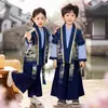 2026 Nuevo Modelo Ropa de Performance Hanfu Estilo Ming para Niños Primavera y Otoño, Nueva Ropa de Performance Estilo Chino, Traje Tang Estilo Nacional para Jardín de Infancia