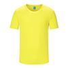 Camiseta transfronteriza de verano que absorbe la humedad y de secado rápido 140g Sudadera de manga corta para hombre y mujer Camiseta publicitaria con estampado
