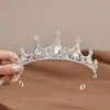 Coronas al por mayor para princesas y novias, Nuevas diademas de boda con pedrería, Accesorio para el cabello de aleación con diamantes completos para el cumpleaños de una chica Lolita