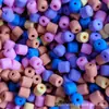 Venta Caliente Transfronteriza 6mm Cuentas de Cubo de Arcilla Suave Cuentas Hechas a Mano Monocromáticas Accesorios para Joyería DIY Listos para la Venta