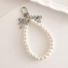 Nuevo Estilo Cadena Pequeña para Teléfono Móvil Corazón de Fragancia Cadena de Mano de Perla de Vidrio Colgante Hecho a Mano con Cuentas Lote de Joyería DIY