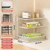 Artefactos de Almacenamiento para Cocina Bolsa para Frutas y Verduras Frescas Estante de Almacenamiento Cubierta de Film Plástico para Gabinete Caja de Almacenamiento Estante para Condimentos de Gabinete