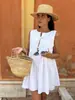 Vestido Chaleco plisado transfronterizo estilo europeo y americano 2026 Verano Nuevo Vestido corto mini plisado para mujer