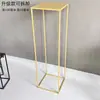 Novos Adereços de Casamento Conjunto Retangular de Quatro Peças Postes Guia Geométricos Decoração de Mesa de Sobremesas de Casamento Ornamentos de Vitrine Floral