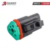 Conector Automotivo DT06-3S-P012 3 furos preto Dechi DT conector fêmea à prova d'água