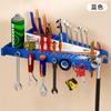 Estante para herramientas Estante multifuncional de plástico Herrajes Estante de almacenamiento engrosado Material Estante para herramientas con múltiples orificios Estante para piezas