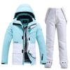 Nuevo traje de esquí de snowboard para hombre y mujer, cálido y grueso, estilo coreano, pantalones de esquí