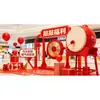 Adereços para Fotos e Instalações Decorativas de Check-In de Ano Novo; Decorações Comerciais e Adereços Interativos para Ano Novo e Festival da Primavera