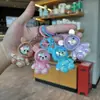 Nuevo Llavero de Oso Electroplateado de Moda, Lindo Colgante de Conejito y Cachorro, Decoración para Bolso, Juguete para Niños