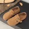 Zapatos nuevos Birkenstock, fotos reales del producto. Zapatos planos retro de gamuza para mujer, suela blanda, planos, antideslizantes, casuales de cuero
