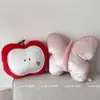 Linda Almohada Hoja de Arce de Manzana Sofá Sala de Estar Peluche Cojín de Mesita de Noche Silla de Oficina Soporte Lumbar Cojín de Espalda