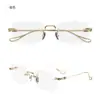 Gafas de Lectura para Mujer, Luz Antiazul, Alta Definición, Ultraligeras, para Mediana Edad y Mayores, con Brillo, Sin Montura, Modernas, Estilo Retro para Mujer