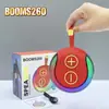 Nuevo Bolso BOOMS260 Altavoz Bluetooth Portátil Linterna RGB para Exteriores Subwoofer Inalámbrico Audio de Tarjeta