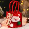 Bolsa de regalo de Navidad bolsa de regalo de manzana Nochebuena caja de embalaje de frutas navideñas bolso de fieltro caja de regalo pequeña decorativa