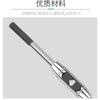 Llave de macho de roscar manual, totalmente de acero, en forma de T, extendida, con bisagra manual, barra de bisagra, herramienta de roscado ajustable, juego de trinquete