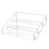 Suporte de Exibição de Escada de Acrílico Caixa Surpresa Figura Perfume Cosméticos Bebida Alcoólica Display Rack de Armazenamento Transparente