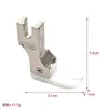 Pie Prensatelas Máquina de Coser Plana Todo Acero Juego de Pies Prensatelas Máquina de Coser Industrial Pie Prensatelas para Dobladillo Enrollado Industrial Combinación Venta al por Mayor