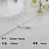 Cuentas de Aleación de Caramelo de Dibujos Animados de Agujero Recto de Colores Pintura Esmalte Cuentas Espaciadoras de Caramelo Accesorios para Pulsera DIY Colgante de Bolsa