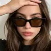 Sombrilla Rectangular Pequeña para Lluvia Transfronteriza Gafas de Sol Estilo Calle para Mujer Gama Alta UV400