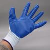 Guantes de protección laboral con revestimiento de nitrilo, hilo de nailon de 13 pines, impregnados en pegamento, para trabajos en obra, regalos transfronterizos.