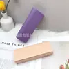 Estuche para Gafas, Color Sólido, Portátil, Caja de Almacenamiento de Gafas para Estudiantes, PU Magnético, para Gafas de Miopía, Monturas de Gafas y Gafas de Lectura