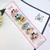 Clip de Pico de Pato Nube de Mickey de 4 cm Lindo Dibujo Animado Ovalado Pequeño Accesorios para el Cabello Clip de Pico de Pato Clip de Huevo Clip Terminado
