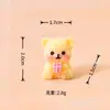 Biscoito de Urso Fofo Paisagismo de Micro Paisagem Acessórios Decoração DIY Console Central do Carro Desktop Pequenos Enfeites