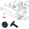 Adecuado para Tornillos de Faros Bmw, Audi, Volkswagen, Tornillos de Cabeza Hexagonal 6*16, Marco del Depósito de Agua, Marco del Portón, Tornillos T30