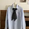 ¡Control de Lunares! Bufanda de Seda Versátil de Lunares Estilo Francés a la Moda, Bufanda Fina Extensa de Seda Artificial Estilo Coreano para Primavera y Verano