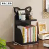 Mini estante de mesa multicamadas, prateleira de armazenamento infantil, novo suporte de armazenamento de bambu para bay window, estante de livros, suporte de mesa