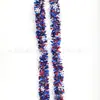 Día de la Independencia en EE. UU., Ambiente del Día del Presidente, Guirnaldas Decorativas, Decoraciones de Cinta, Arreglos para Fiesta de Navidad, Lentejuelas de Copos de Nieve
