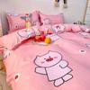 Funda de edredón casual de una pieza de algodón lavado para dormitorio de estudiante cama individual funda de edredón 150X200X230 doble edredón de invierno