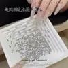 Decoraciones Súper Brillantes para Uñas Swarovski Corte de Borde Forma de Lágrima Pequeñas Blancas Color Mixto Lágrima Larga Rhinestone de Fondo Plano Accesorios para Uñas