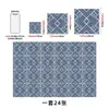 Pegatinas de pared con patrón geométrico moderno, azulejos autoadhesivos de PVC impermeables para baños, renovación a prueba de aceite para cocina y uso decorativo