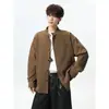 Nova Camisa Casual Masculina de Manga Longa Outono 2026, Moda Tendência Caimento Solto Gola Alta Patchwork Xadrez