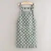Macacão Avental de Lona Moderno Roupas de Trabalho para Catering para Mulheres Cozinha Cozinha Doméstica Manga Longa Roupas de Proteção Respirável Resistente ao Desgaste
