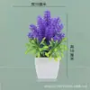 Venta caliente transfronteriza de plantas artificiales, plantas verdes, macetas decorativas de plástico para interiores y exteriores, macetas pequeñas de eucalipto.