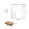 BT056 Estéreo Acrílico Transparente Quadrado Placa de Número de Mesa Festa de Casamento Mesa Placa de Assento DIY Mesa Espelhada