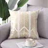 Funda de Almohada Bronceadora Amazon Explosiones Productos para el Hogar Geométrico Nórdico Funda de Cojín para Sofá Transfronterizo Almohada de Cintura Funda de Almohada