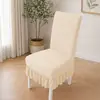 2026 Nueva Funda de Silla Jacquard Engrosada Elástica Cubierta Completa Falda a Prueba de Polvo Funda para Silla de Comedor Funda para Silla Moderna Sencilla