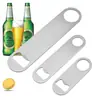 Abrebotellas de Acero Inoxidable Portátil Abrebotellas Recto de Cerveza Abrebotellas de Bebida de Soda Herramienta Creativa Succión Magnética